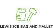 tool Ice Bag and Mallet